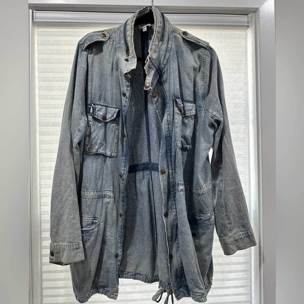 Distressed Blue Jean Jacket from Hayden Los Angeles